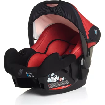 Baby Plus Beone Sp Lüx Emniyet Kemerli 0-13 kg Yükseklik Ayarlı Sürüş Yönü Tersi Oto Koltuğu Kırmızı Siyah
