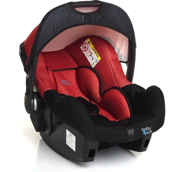 Baby Plus Beone Sp Lüx Emniyet Kemerli 0-13 kg Yükseklik Ayarlı Sürüş Yönü Tersi Oto Koltuğu Kırmızı Siyah