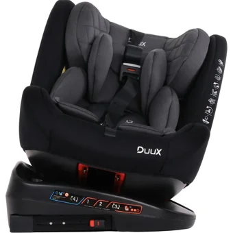 Duux Guard Fix Isofixli 360 Derece Dönen 0-36 kg Yatabilen Yükseklik Ayarlı Çift Yönlü Oto Koltuğu Gri
