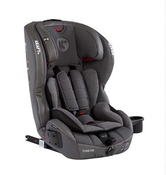 Kraft Tune Isofixli-Emniyet Kemerli 9-36 kg Yatabilen Yükseklik Ayarlı Sürüş Yönü Oto Koltuğu Siyah