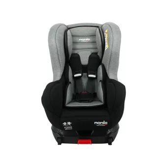 Nania Cosmo Lüxe Isofixli-Emniyet Kemerli 0-18 kg Yatabilen Sürüş Yönü Oto Koltuğu Gri