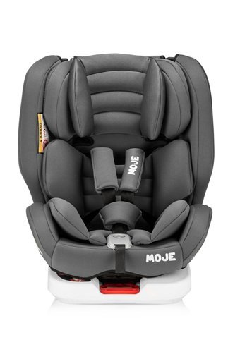 Moje Cape Town Isofixli 360 Derece Dönen 0-36 kg Yatabilen Yükseklik Ayarlı Çift Yönlü Oto Koltuğu Gri