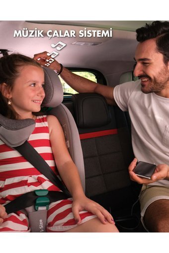 Casual Class Fix Plus Isofixli-Emniyet Kemerli 15-36 kg Yatabilen Sürüş Yönü Oto Koltuğu Siyah