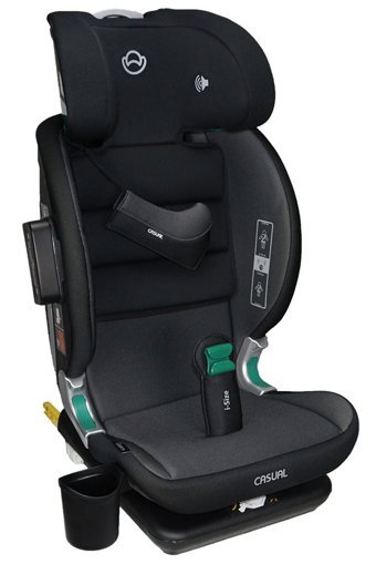 Casual Class Fix Plus Isofixli-Emniyet Kemerli 15-36 kg Yatabilen Sürüş Yönü Oto Koltuğu Siyah