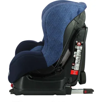 Nania Cosmo Lüxe Isofixli-Emniyet Kemerli 0-18 kg Yatabilen Sürüş Yönü Oto Koltuğu Kot Mavi