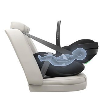 Maxi-Cosi Pebble SlideTech Isofixli-Emniyet Kemerli 360 Derece Dönen 0-13 kg Yatabilen Sürüş Yönü-Sürüş Yönü Tersi Oto Koltuğu Siyah