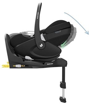 Maxi-Cosi Pebble SlideTech Isofixli-Emniyet Kemerli 360 Derece Dönen 0-13 kg Yatabilen Sürüş Yönü-Sürüş Yönü Tersi Oto Koltuğu Siyah