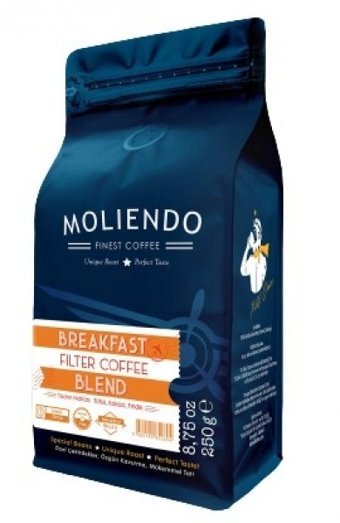 Moliendo Breakfast Blend Etiyopya - Honduras Arabica Öğütülmüş Filtre Kahve 1 kg