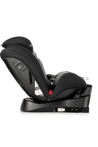 Uni Baby Golden Fix Isofixli-Emniyet Kemerli 360 Derece Dönen 0-36 kg Yatabilen Yükseklik Ayarlı Çift Yönlü Oto Koltuğu Gri