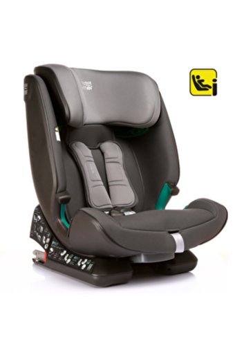 Britax Römer Advansa Fix Isofixli-Emniyet Kemerli 9-36 kg Yatabilen Sürüş Yönü Oto Koltuğu Gri
