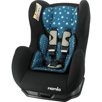Nania Cosmo Emniyet Kemerli 0-25 kg Yatabilen Yükseklik Ayarlı Çift Yönlü Oto Koltuğu Mavi