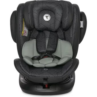 Lorelli Aviator Isofixli 360 Derece Dönen 0-36 kg Yatabilen Sürüş Yönü-Sürüş Yönü Tersi Oto Koltuğu Gri Siyah
