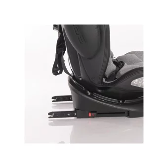 Lorelli Aviator Isofixli 360 Derece Dönen 0-36 kg Yatabilen Sürüş Yönü-Sürüş Yönü Tersi Oto Koltuğu Gri Siyah