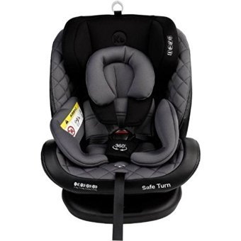 Kraft Safe Turn Isofixli 360 Derece Dönen 0-36 kg Yatabilen Yükseklik Ayarlı Çift Yönlü Oto Koltuğu Gri