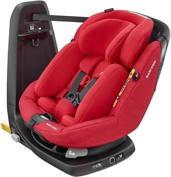 Maxi-Cosi Axiss Fix Plus Isofixli-Emniyet Kemerli 360 Derece Dönen 0-25 kg Yatabilen Sürüş Yönü-Sürüş Yönü Tersi Oto Koltuğu Kırmızı