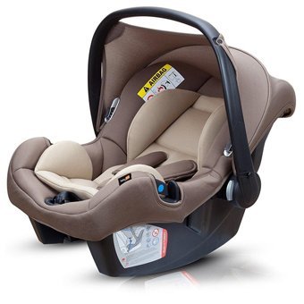 Baby Plus Snug Emniyet Kemerli 0-13 kg Yatabilen Sürüş Yönü Tersi Oto Koltuğu Bej Vizon