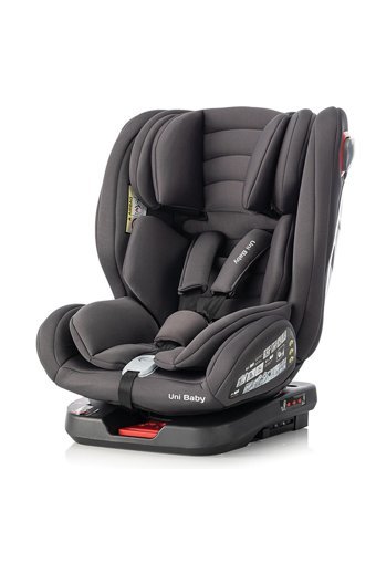 Uni Baby Cool Fix Isofixli-Emniyet Kemerli 360 Derece Dönen 0-36 kg Yatabilen Yükseklik Ayarlı Çift Yönlü Oto Koltuğu Gri