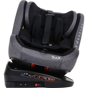 Duux Guard Fix Isofixli 360 Derece Dönen 0-36 kg Yatabilen Yükseklik Ayarlı Çift Yönlü Oto Koltuğu Siyah