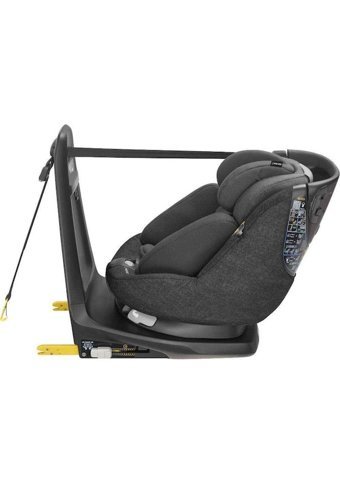 Maxi-Cosi Axiss Fix Plus Isofixli-Emniyet Kemerli 360 Derece Dönen 0-25 kg Yatabilen Sürüş Yönü-Sürüş Yönü Tersi Oto Koltuğu Siyah