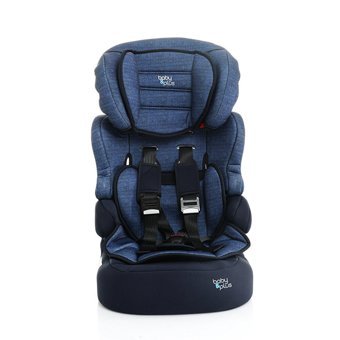 Baby Plus Beline Lüxe Emniyet Kemerli 9-36 kg Yatabilen Yükseklik Ayarlı Sürüş Yönü Oto Koltuğu Lacivert