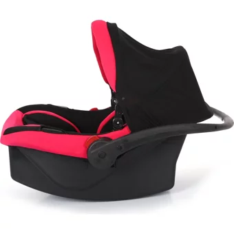 Yoyko Emniyet Kemerli 0-13 kg Yatabilen Çift Yönlü Oto Koltuğu Açık Pembe