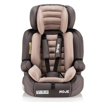Moje Climp Emniyet Kemerli 9-36 kg Yatabilen Sürüş Yönü Oto Koltuğu Gri Krem