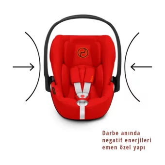 Cybex Cloud Z Isofixli-Emniyet Kemerli 360 Derece Dönen 0-13 kg Yatabilen Sürüş Yönü-Sürüş Yönü Tersi Oto Koltuğu Petrol Mavisi