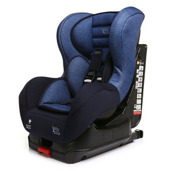 Baby Plus Cosmo SP Isofixli-Emniyet Kemerli 9-18 kg Yatabilen Yükseklik Ayarlı Sürüş Yönü Oto Koltuğu Lacivert Siyah
