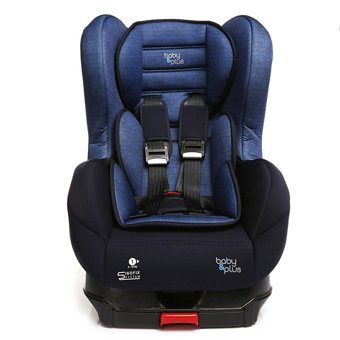 Baby Plus Cosmo SP Isofixli-Emniyet Kemerli 9-18 kg Yatabilen Yükseklik Ayarlı Sürüş Yönü Oto Koltuğu Lacivert Siyah