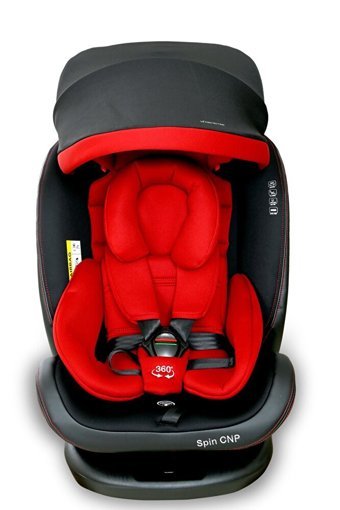 Kraft Spin Canopy Isofixli 0-36 kg Yatabilen Yükseklik Ayarlı Çift Yönlü Oto Koltuğu Kırmızı