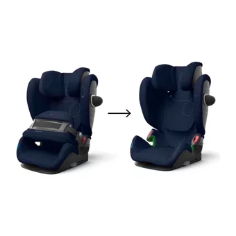 Cybex Pallas Isofixli 9-50 kg Adac Sertifikalı Yükseklik Ayarlı Sürüş Yönü Oto Koltuğu Gri