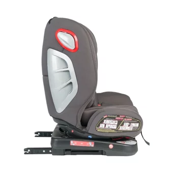 Baby Door Airfox Isofixli 360 Derece Dönen 0-36 kg Yatabilen Yükseklik Ayarlı Çift Yönlü Oto Koltuğu Gri
