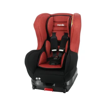 Nania Cosmo Lüxe Isofixli-Emniyet Kemerli 0-18 kg Yatabilen Sürüş Yönü Oto Koltuğu Kırmızı