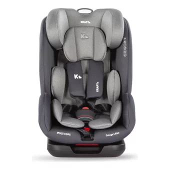 Kraft Omega Isofixli 9-36 kg Yatabilen Yükseklik Ayarlı Sürüş Yönü Oto Koltuğu Gri
