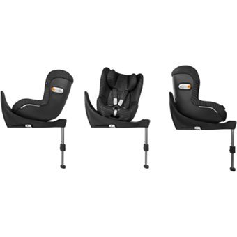 Cybex GB Vaya Isofixli 360 Derece Dönen 0-18 kg Adac Sertifikalı Yatabilen Yükseklik Ayarlı Çift Yönlü Oto Koltuğu Siyah