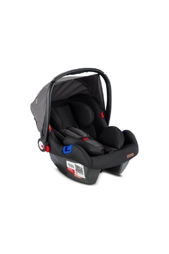 Baby Hope Bh 5130 Emniyet Kemerli 0-13 kg Yatabilen Çift Yönlü Oto Koltuğu Gri