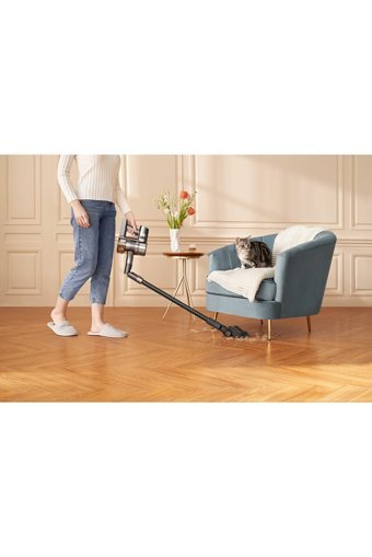 Dreame R20 Kuru 570 W Kablosuz Şarjlı Dikey Süpürge Siyah