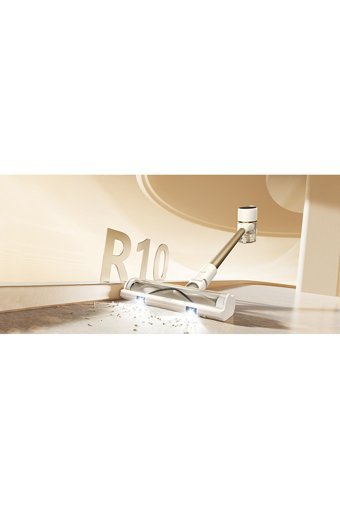 Dreame R10 Kuru 450 W Kablosuz Şarjlı Dikey Süpürge Beyaz