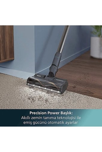 Philips Aqua Plus 8000 Seri Islak Kuru Kablosuz Şarjlı Dikey Süpürge Siyah