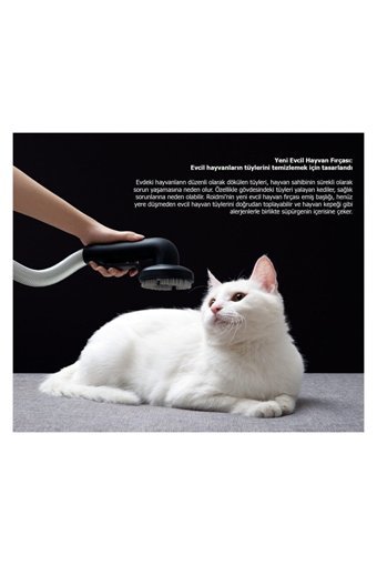 Roidmi X30 Pro Kuru Hepa Filtreli 435 W Kablosuz Şarjlı Dikey Süpürge Gri
