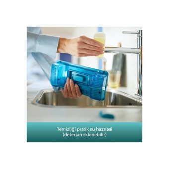 Philips 8000 Serisi Aqua Plus Islak Kuru Kablolu Elektrikli Dikey Süpürge Siyah