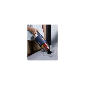 Deerma VC20 Islak Kuru Hepa Filtreli 220 W Kablosuz Şarjlı Dikey Süpürge Mavi