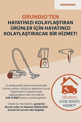 Grundig VCP4830 Kuru 180 W Kablosuz Şarjlı Dikey Süpürge Gri