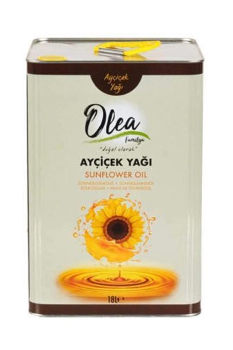 Olea Familya Teneke Ayçiçek Yağı 18 lt