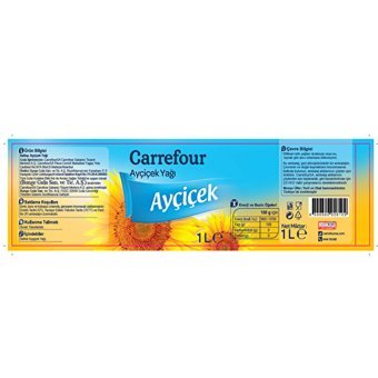 Carrefour Pet Ayçiçek Yağı 1 lt