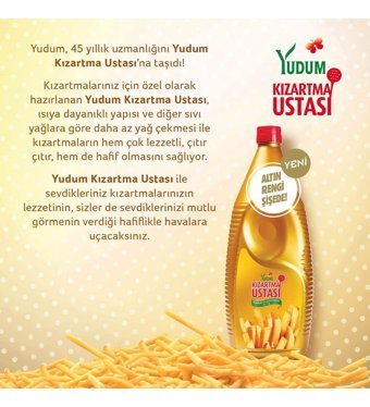 Yudum Pet Ayçiçek Yağı 2 lt + Yudum Pet Kızartma Yağı 2 lt