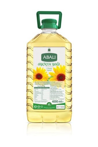 Abalı Pet Ayçiçek Yağı 4 lt