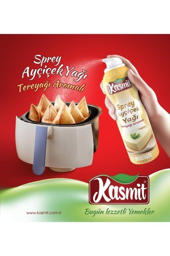 Kasmit Tereyağı Aromalı Pet Ayçiçek Yağı 141 ml