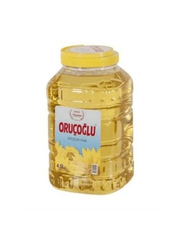 Oruçoğlu Pet Ayçiçek Yağı 4.5 lt