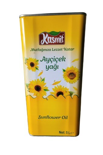 Kasmit Teneke Ayçiçek Yağı 5 lt